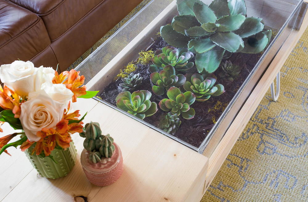 Chic Terrarium Coffee Table