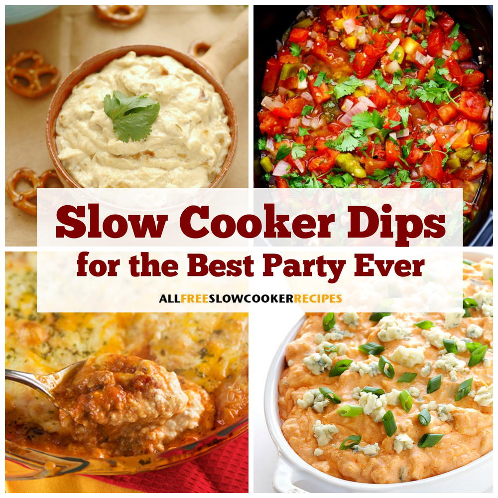 30 Slow Cooker Dips For The Best Party Ever | AllFreeSlowCookerRecipes.com