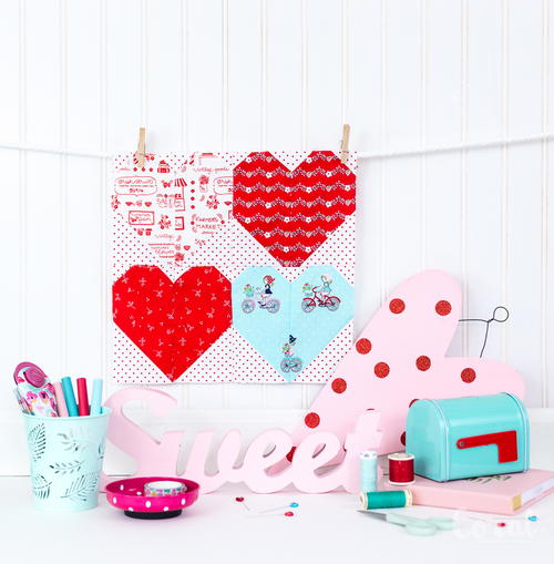 Valentines Day Mini Quilt Pattern 
