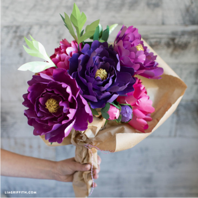 Paper Peony Flowers