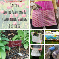 12 Garden Apron Patterns and Gardening Sewing Projects