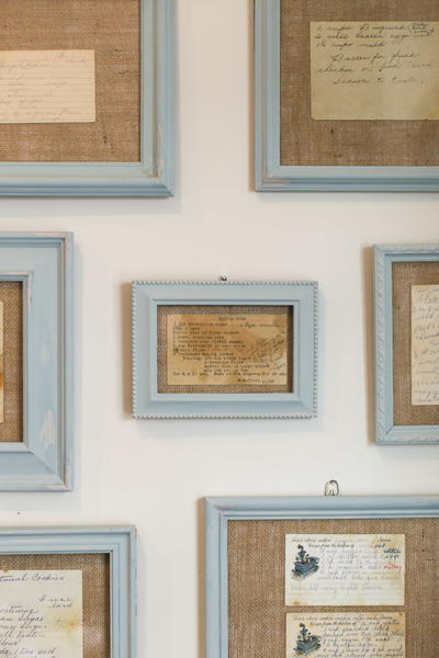 Heirloom Recipes DIY Framed Wall Art