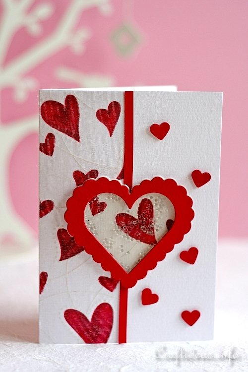 Shaker Love card valentines day anniversary