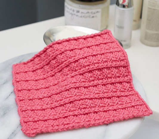 Sailors Rib Stitch Washcloth