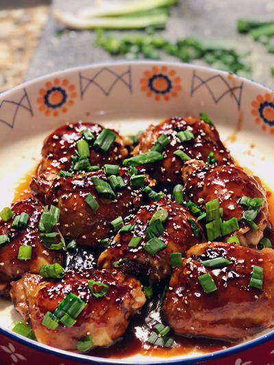 Sweet and Sticky Asian Chicken Thighs