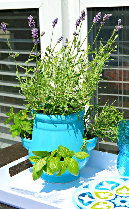 DIY Container Herb Garden