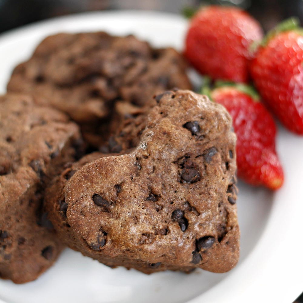 Chocolate Chocolate Chip Biscuits