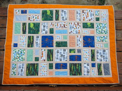 Off to the Zoo Baby Quilt