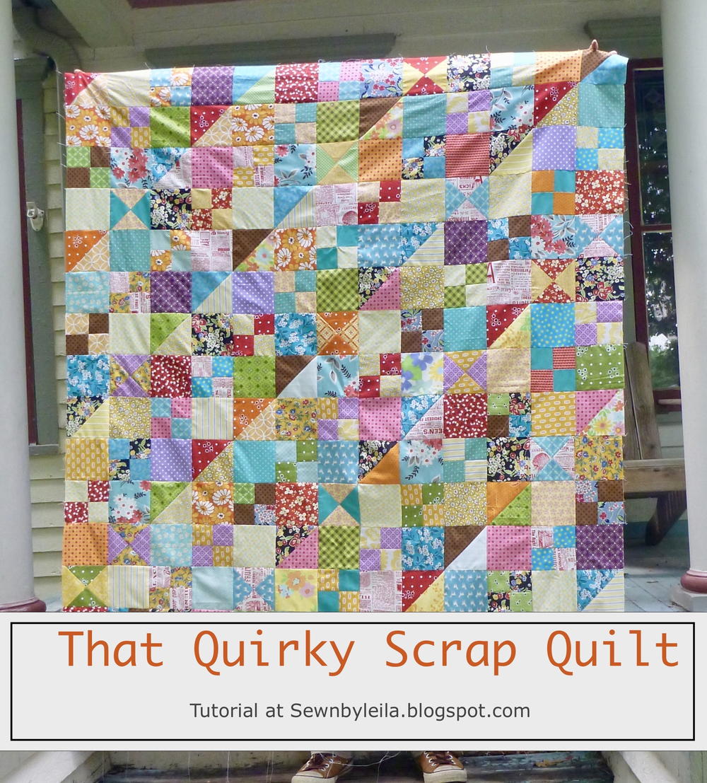 That Quirky Scrap Quilt (Quilt Along) | FaveQuilts.com