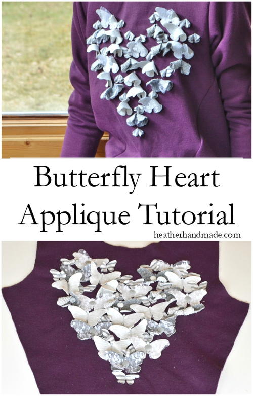 Butterfly Heart Applique Tutorial