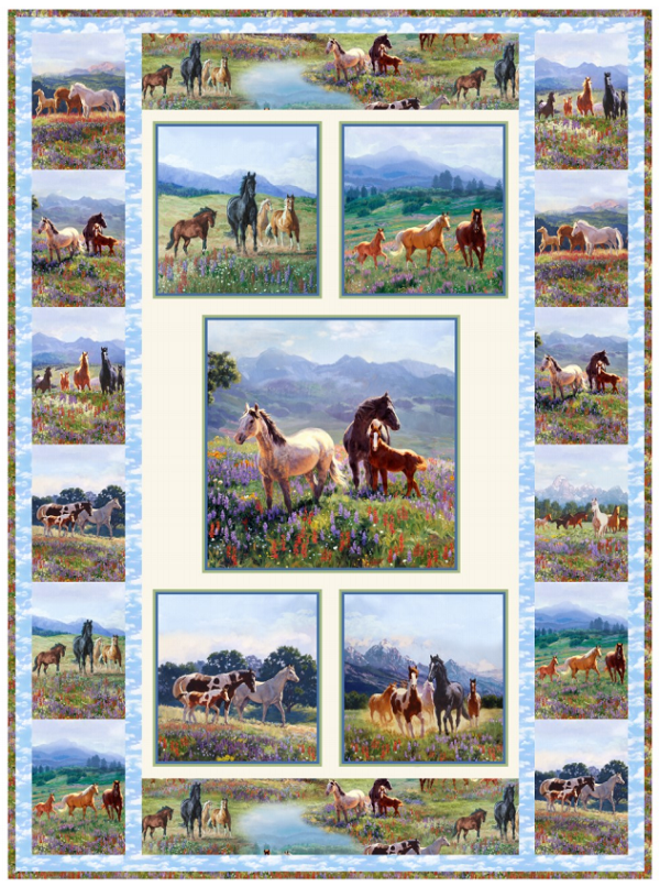 Saddle Up! 10+ Horse Quilt Patterns | FaveQuilts.com saddle-up-10-horse-quilt-patterns-favequilts-com