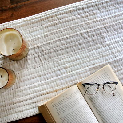 Simple and Elegant Quilted Table Runner
