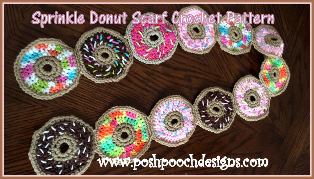 Sprinkle Donut Scarf