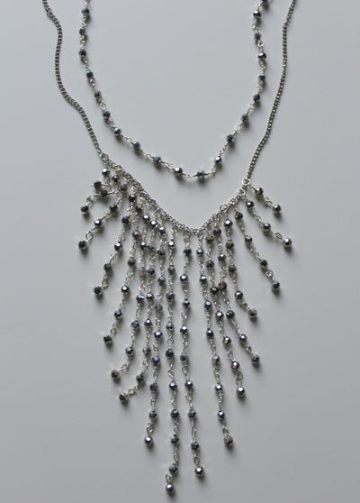 Cascading Anthropologie Knockoff Beaded Necklace