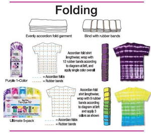 Folding Tie Dye Technique