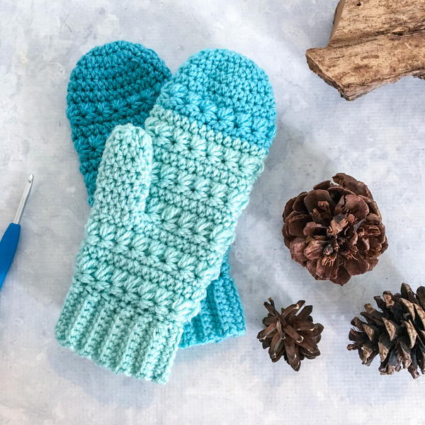 Snow Drops Mittens