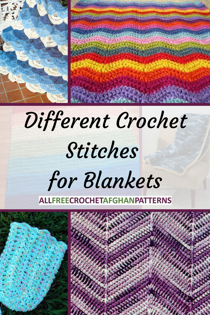 10 Different Crochet Stitches for Blankets