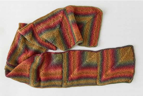 Amazing Mitered Scarf | AllFreeKnitting.com
