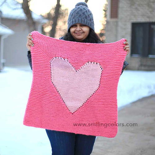 Heart Baby Blanket