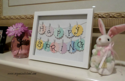 Ombre Paint Chip Art for Spring