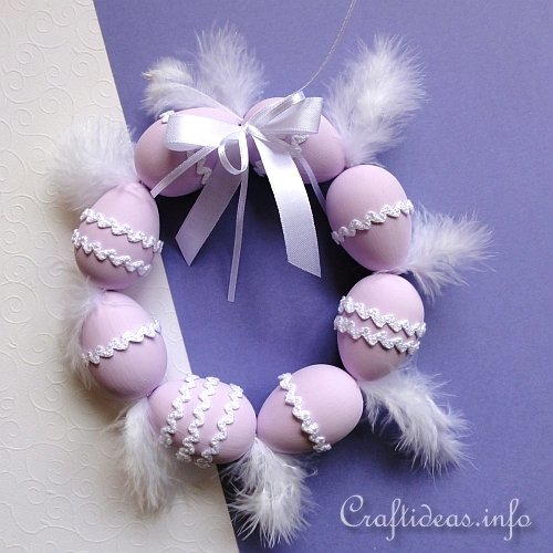 Lovely Easter Egg Wreath