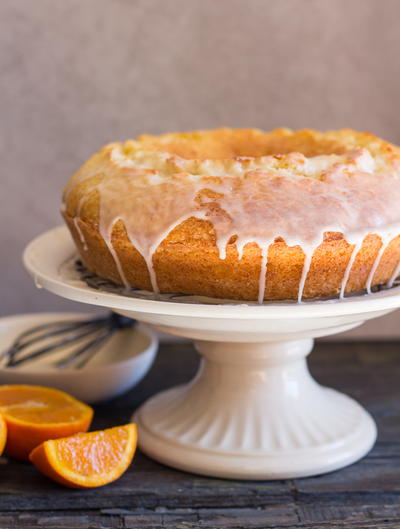 Simple Glazed Orange Cake