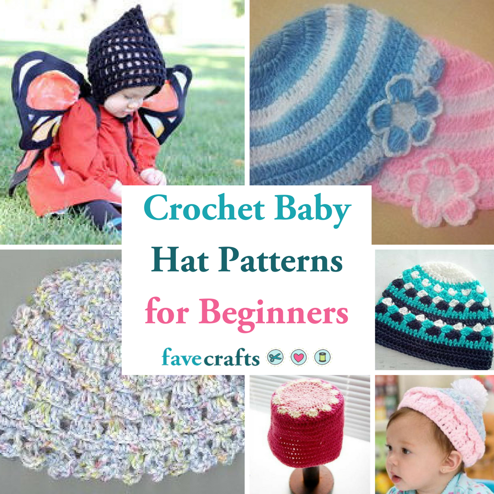 Crochet baby best sale hat for beginners