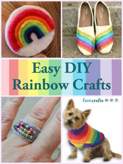 21 DIY Rainbow Crafts