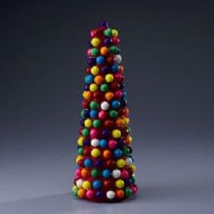 Colorful Gumball Party Centerpiece