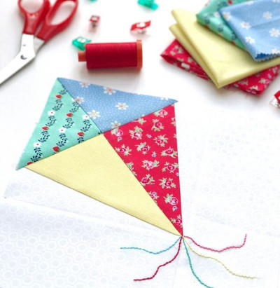 Flying Kite Paper Piecing Pattern