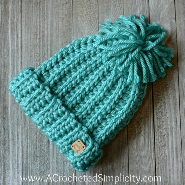 Knit-Look Super Bulky Slouch | AllFreeCrochet.com