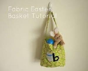 Fabric Applique Easter Basket