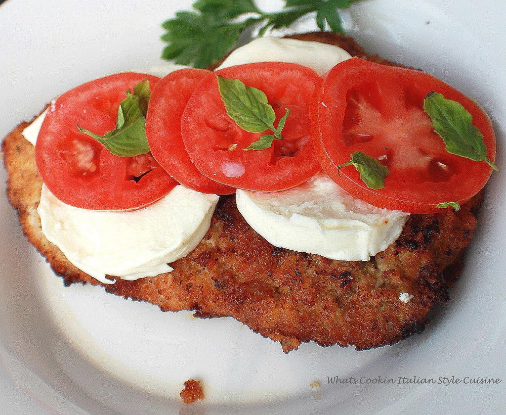 Steak Cutlets Caprese