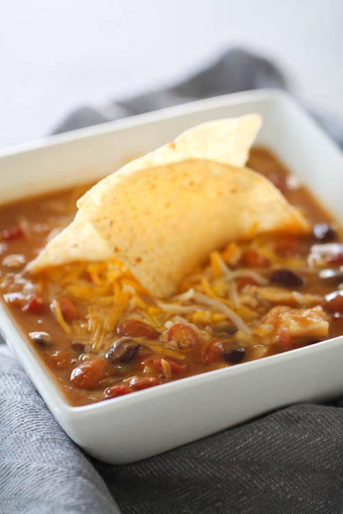 Slow Cooker 8-Can Taco Soup