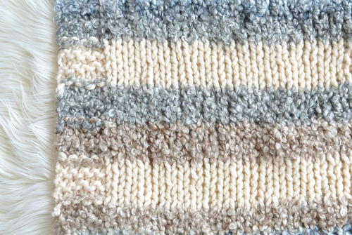 Cuddly Quick Knit Throw Blanket