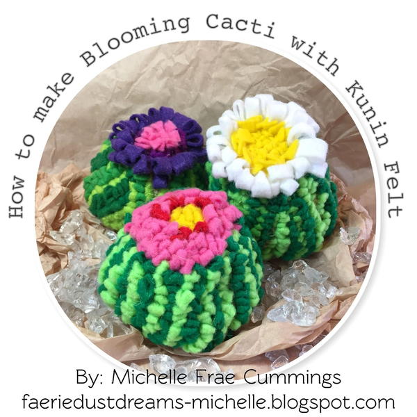 Blooming DIY Felt Cactus Pattern