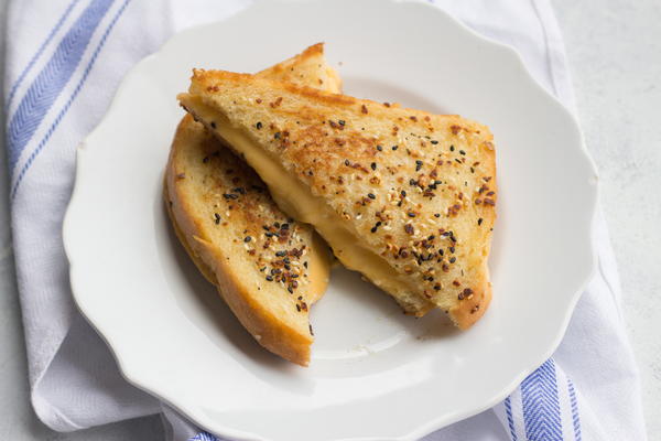 Everything Bagel Grilled Cheese