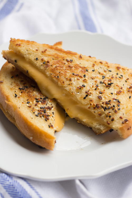 Everything Bagel Grilled Cheese