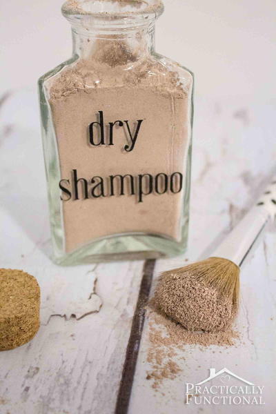 DIY Dry Shampoo for Dark Hair