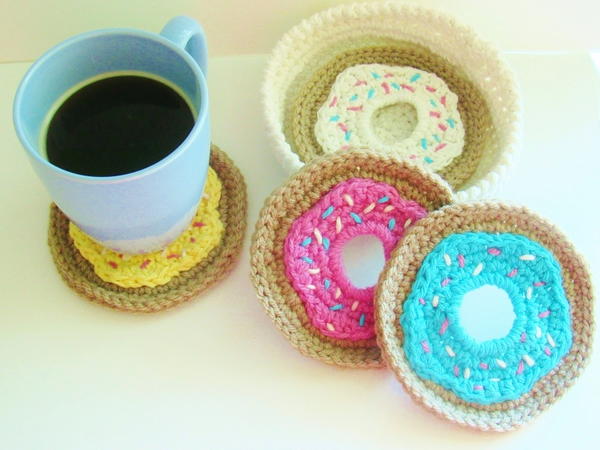 Donut Coasters