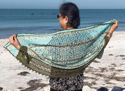 Sargassum Free Crochet Shawl Pattern