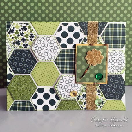 Patchwork St Patricks Day Card