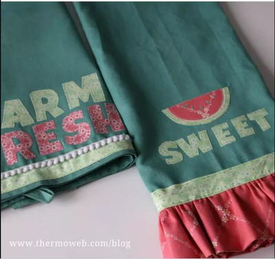 Quick-and-Easy Sew Sweet Kitchen Towels
