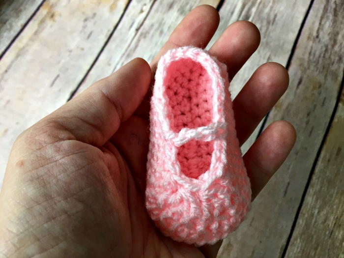 Baby Ballet Slippers Crochet Pattern