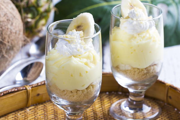 Banana Cream Pie Cups