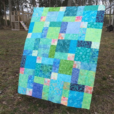 Easy Peasy Disappearing Nine Patch Quilt