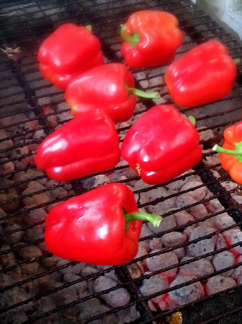 Easy Way To Peel Roasted Peppers