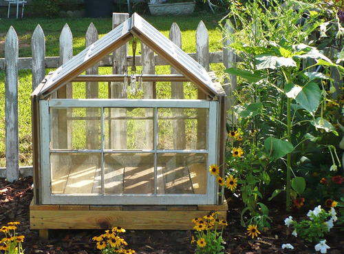 Upcycled Mini Greenhouse