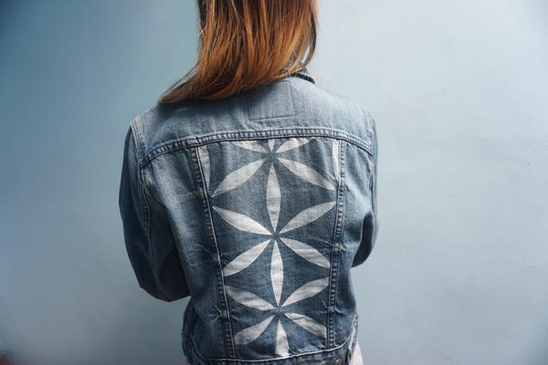 Patterned Denim Jacket