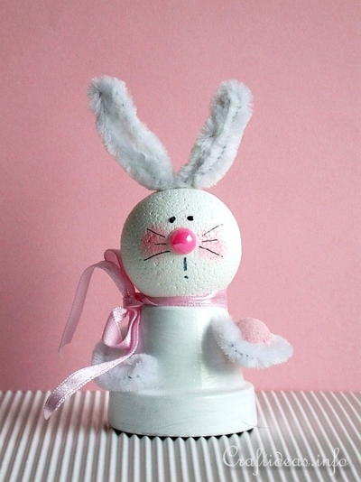 Clay Pot Easter Bunny